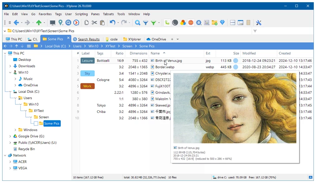 XYplorer 27.10.0800