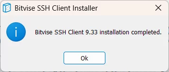 Bitvise SSH Client 9.54【3】