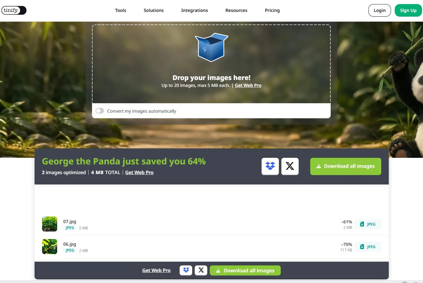 TinyPNG - A Free Image Compression Tool That Outperforms Photoshop