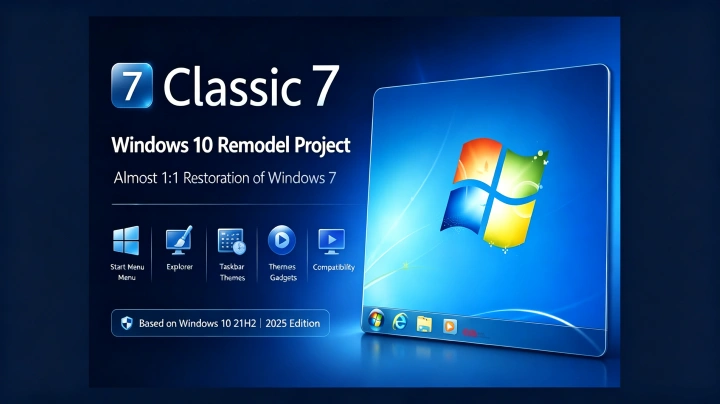 Classic 7 – Bring the Classic Windows 7 Experience Back to Windows 10