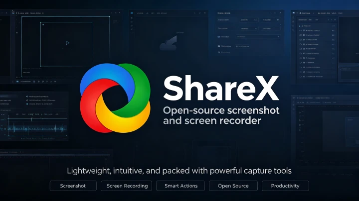 ShareX – Free Open-Source Screenshot and Screen Recording Tool