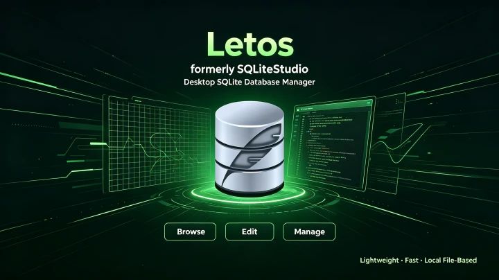 Letos (Formerly SQLiteStudio) – Free Open Source SQLite Database Manager