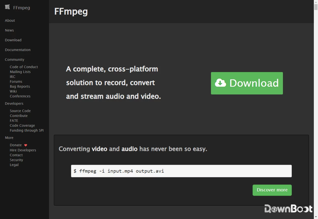 FFmpeg Official Website