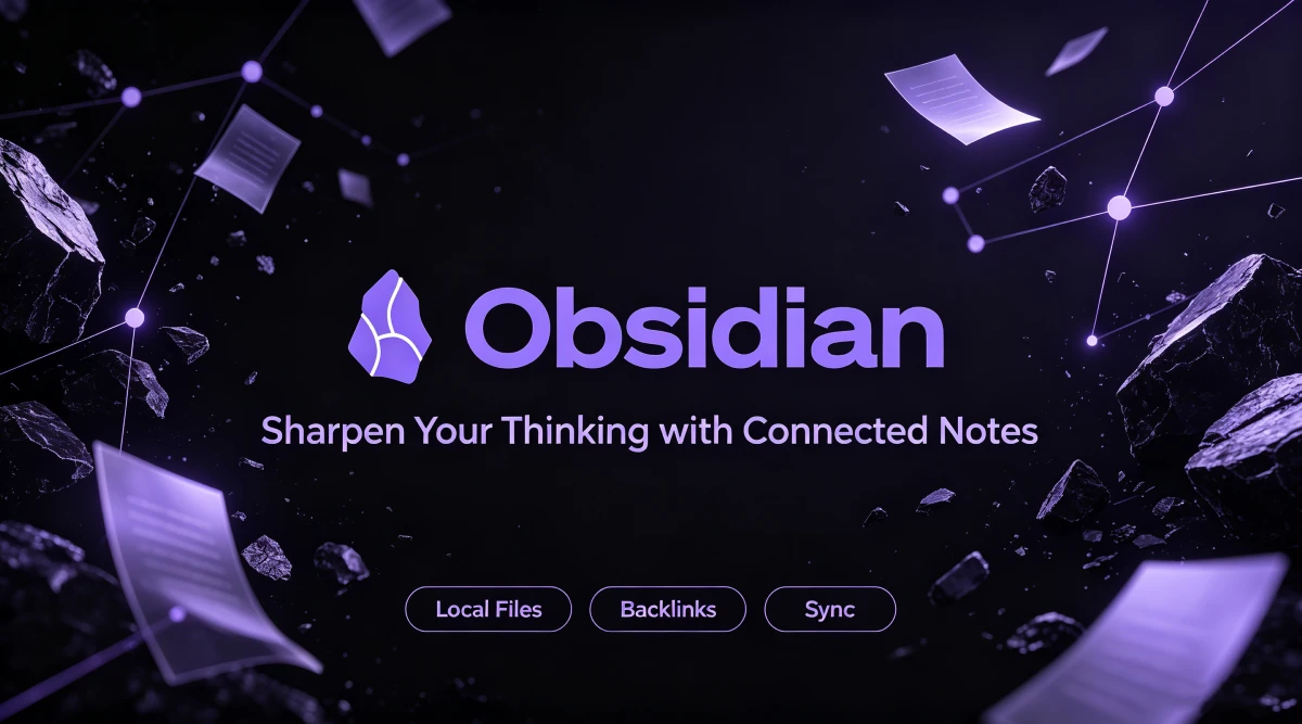Obsidian - Build Your Second Brain with Local Markdown Notes