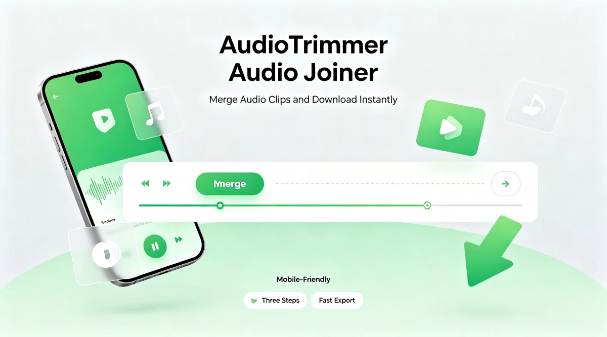 AudioTrimmer Audio Joiner: Merge Audio Files Online Free